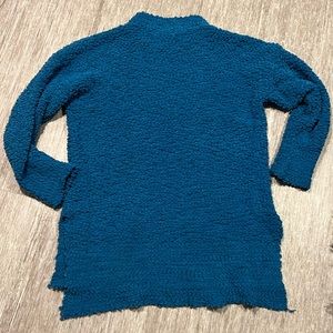 Blue knit sweater